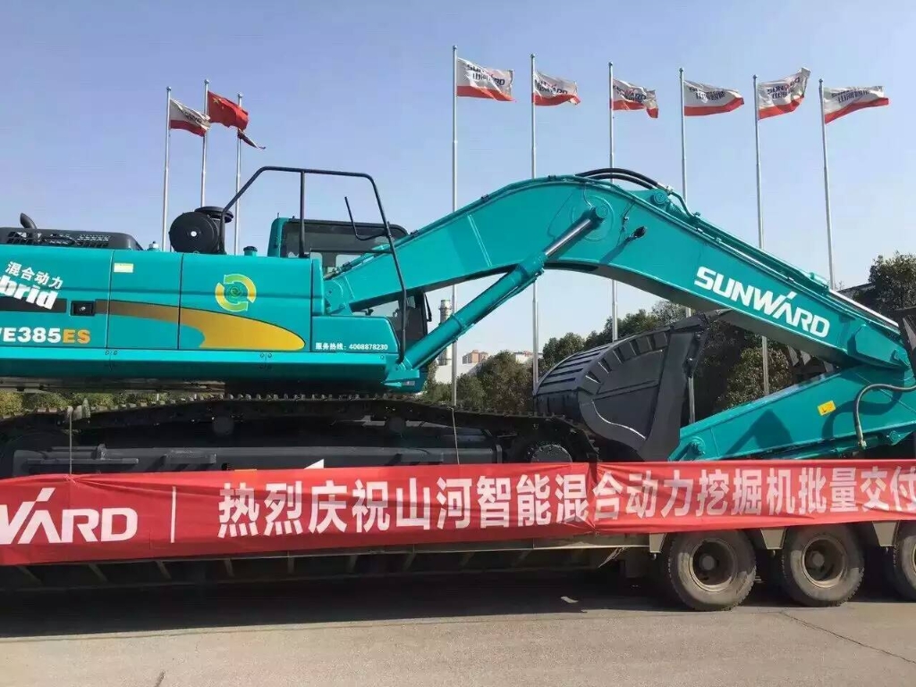 就這樣被你征服！山河智能100臺(tái)液壓混合動(dòng)力挖掘機(jī)挺進(jìn)礦山