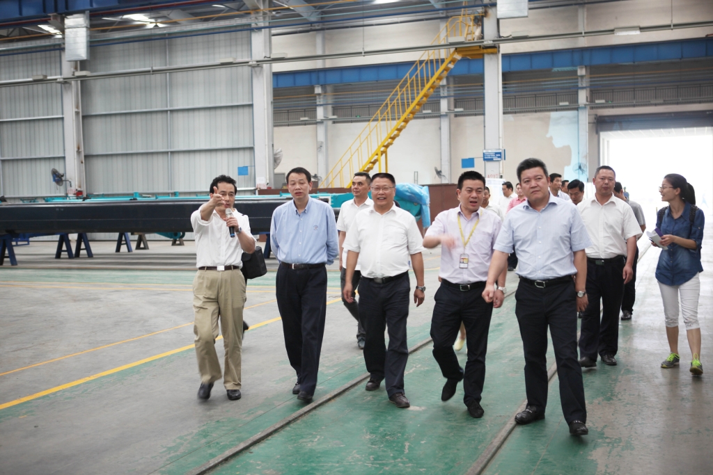 長(zhǎng)沙市委常委文樹勛一行調(diào)研山河智能