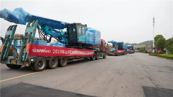 進(jìn)軍南非高端礦山市場！山河智能鑿巖設(shè)備批量發(fā)車