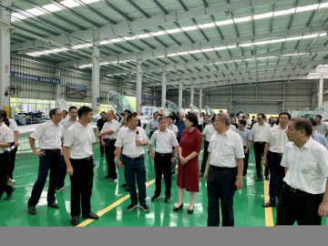 省委常委、統(tǒng)戰(zhàn)部部長黃蘭香考察調(diào)研山河科技